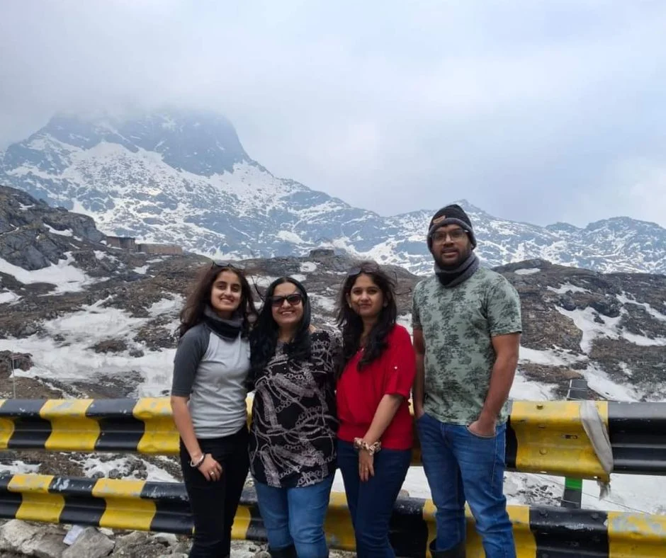 Guests at Changu Lake during Silk Route Package Tour from NJP